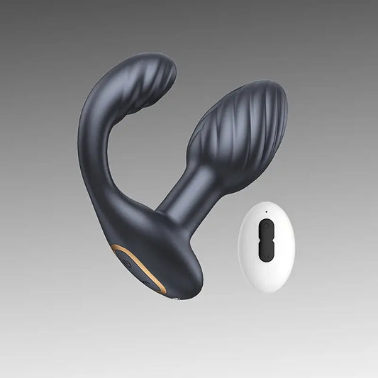 Anal Vibrating Plug 10 Modes Vibrating 10 Twisting Prostate Stimulator