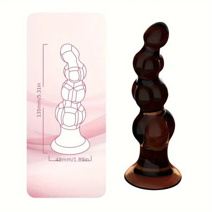 Twisted Anal Plug With Anal Beads For Women Men Couples Sex Stimulate