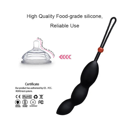 Unique Shaped Silicone Butt Plug BDSM Games Flirting With Cock Ring