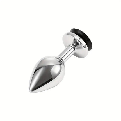 Unisex Dices Design Metal Butt Plug BDSM Games Flirting Adult Toy