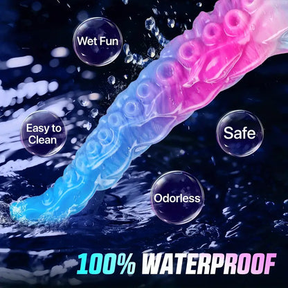 Huge Long Dildo Butt Plug Tentacle Penis Suction Cup Vaginal Anal Dilator