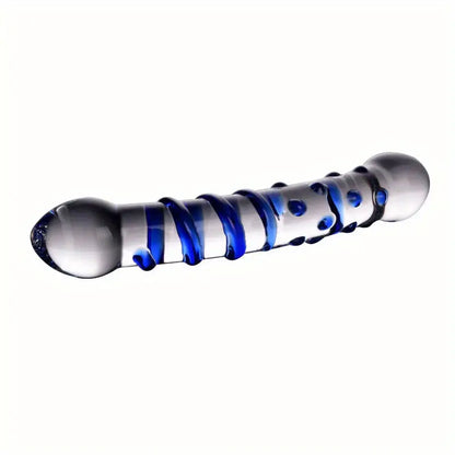 Glass Crystal Masturbation G-spot Butt Anal Pussy Massager Trainer