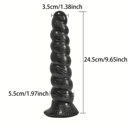 PVC Waterproof Non-Latex Anal Plug Vaginal Penetrator With Beads