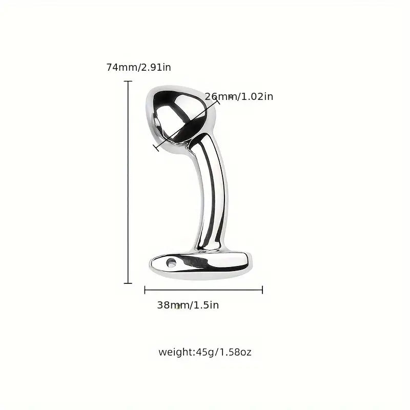 Metal Arc Rear Court G-spot Anal Plug Butt Plug SM MaleAnal Expander