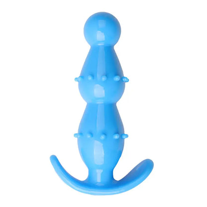 Pink Anal Plug Pull Handle Ergonomic 3-Ball Design For Prostate Massage