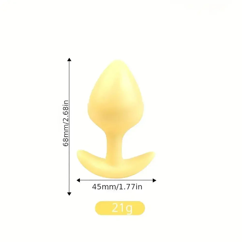 Back Court Butt Plug Large Pull Beads TPE Material Adult Anal Toy