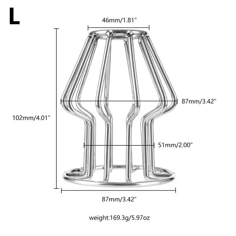 Hollow Spreader Speculum Tunnel Butt Plug Sex Toy Prostate Probe