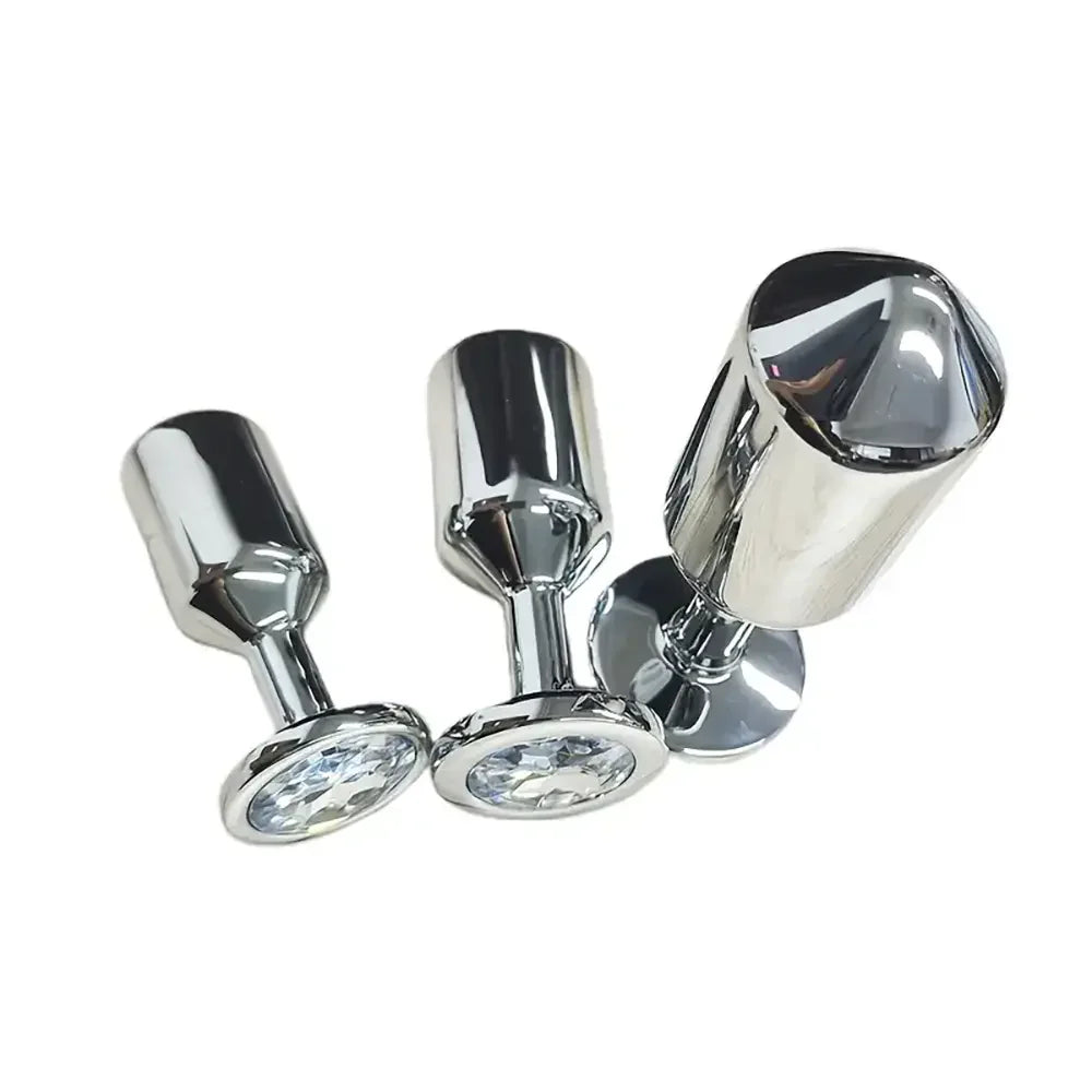 Drill Sex Stainless Steel Gravity Anal Plug Anal Stimulation Masturbation
