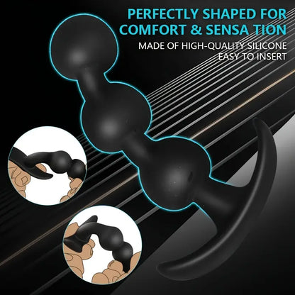 Silicone Anal Plug Beads Butt Plug Anal Beads Dilator For Anal Massage