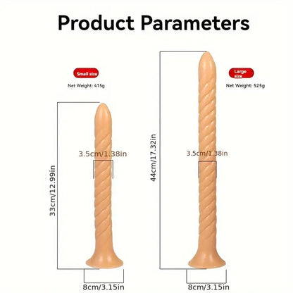 Spiral Twist Soft Butt Plug Suitable For Both Men Women Adult Toy