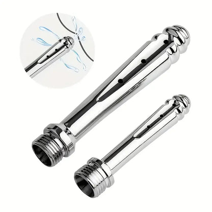 Metal Anal Irrigator Multifunctional Enema Cleaning Dilator Uncharged Sex Toy