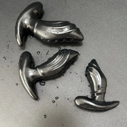 Mute Male Anal Prostate Massager Shark Anal Plug Sex Pleasure Device