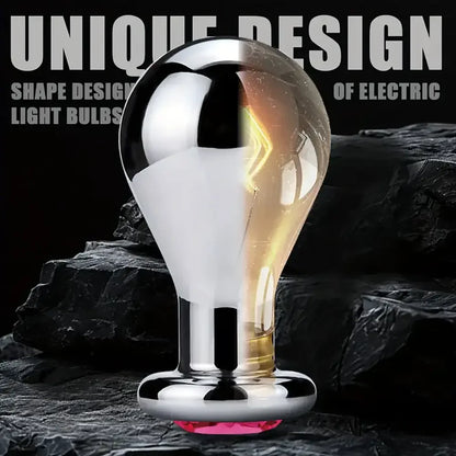 Unisex Metal Anal Plug Toy Sex Accessory For Anus Dilation Stimulation