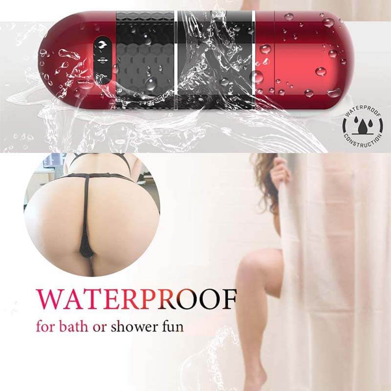 Interactive Pocket Pussy Male Masturbator VR Vibrating Thrusting Heating