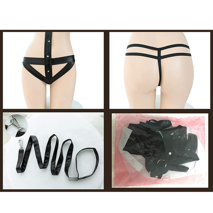 Sex toys  dubaiSexyCosplayLingerieSetforWomenwithLeatherCollarandLeashtoys  men