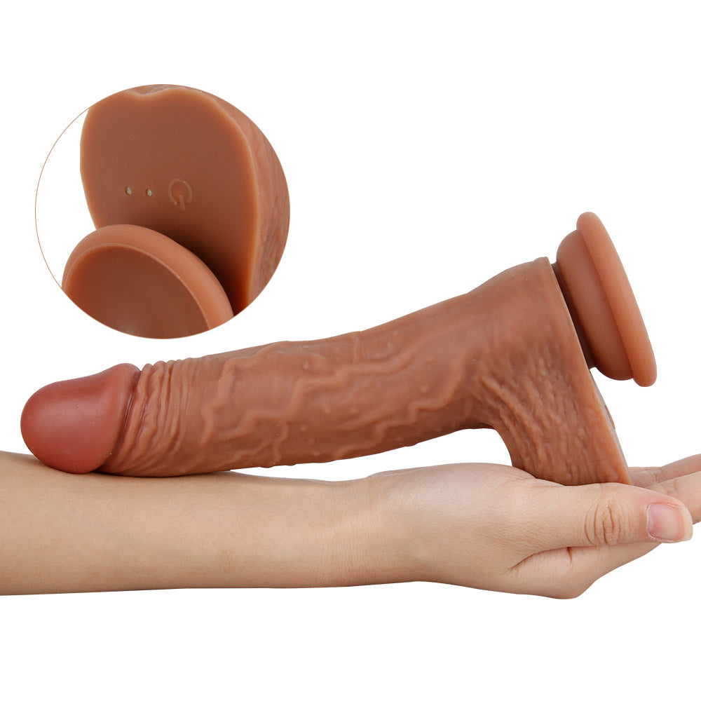 Sex toys  dubaiD43LuxeRealisticSwinging&WarmingSiliconeVibratingDildowithRemoteControl8.5Inchtoys  men