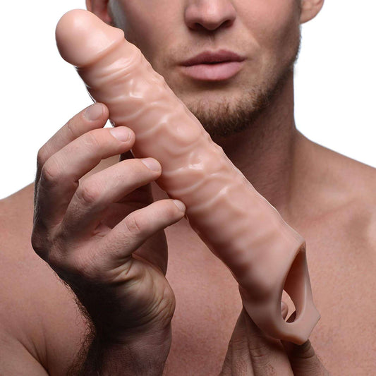 Sex toys  dubai28cmSoftSiliconeSizeExtenderandSexDelayerwith7cmExtensionLengthtoys  men