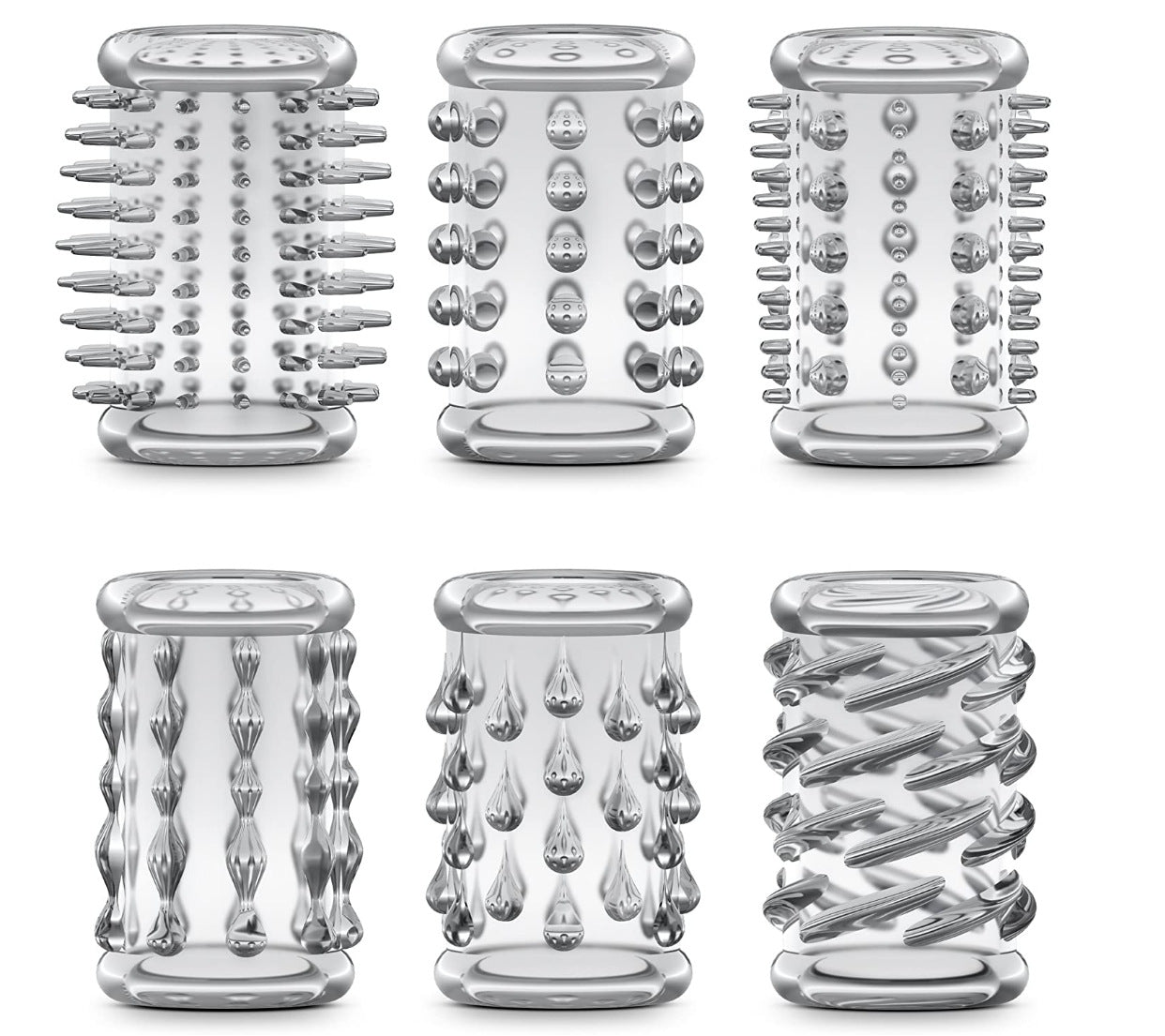 Sex toys  dubaicrystalsetscaterpillarfingercoverssixcombinationsetstoys  men