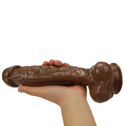 Sex toys  dubaiA34LargeRealisticSexyVeinsTextureSuctionCupDildowithBalls9.7Inchtoys  men