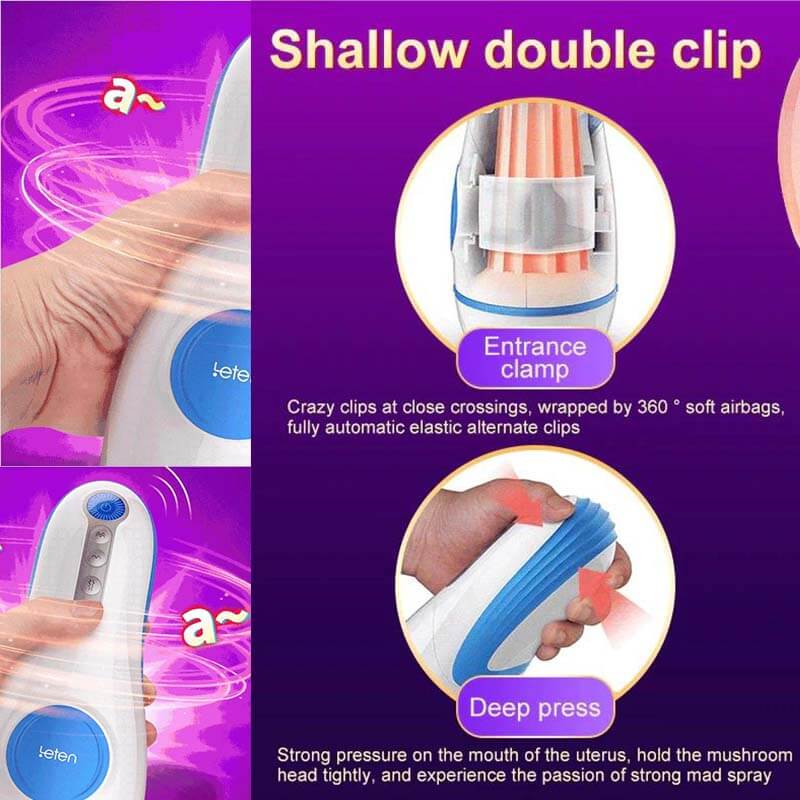 Leten Vagina Sex Toy For Him Automatic Intelligent Aircraft Cup