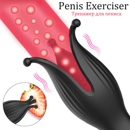 Deep Throat Penis Exerciser Nipple Stimulator Automatic Male Masturbator