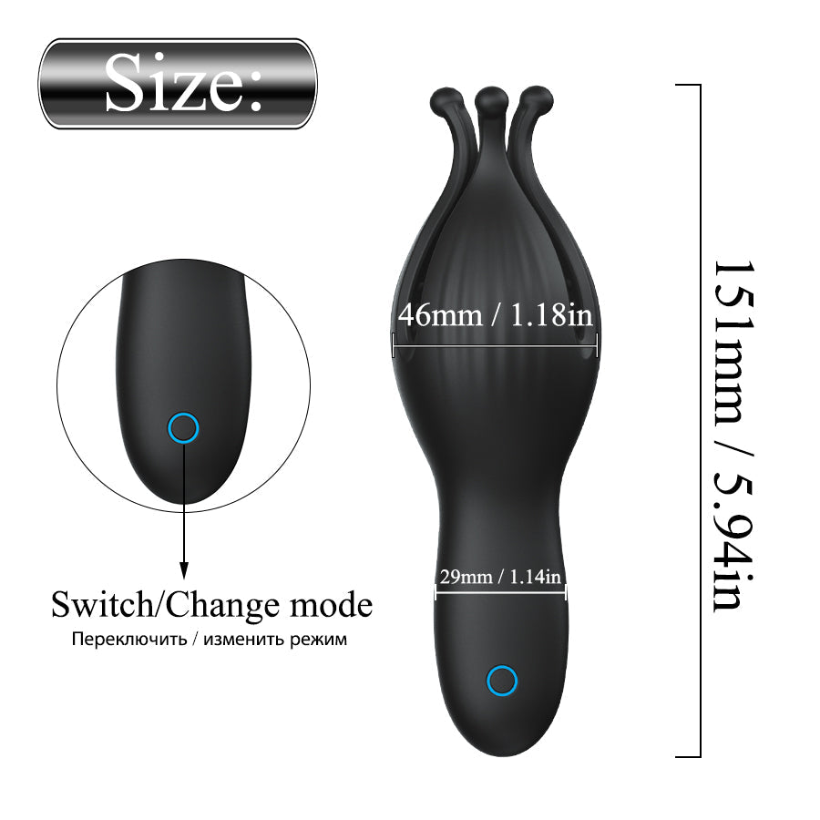 Deep Throat Penis Exerciser Nipple Stimulator Automatic Male Masturbator