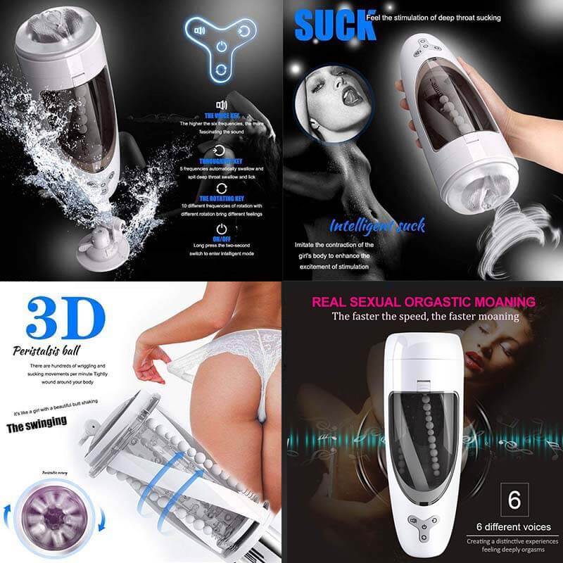 Clit Sucking Sex Toy Pussy Suction Automatic Penis Stroker