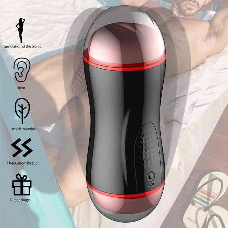 Electronic Pocket Pussy Ass Stroker Intelligent Sound 5D Toy