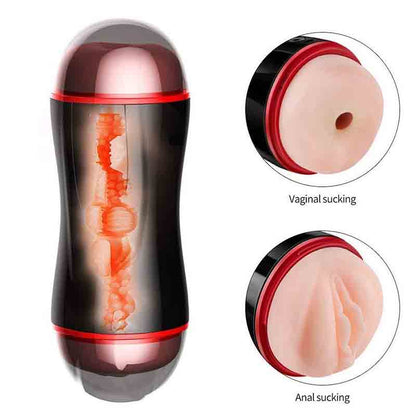 Electronic Pocket Pussy Ass Stroker Intelligent Sound 5D Toy