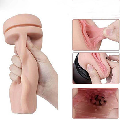 Hands Free Masturbator Sound Vibrating Male Sextoy