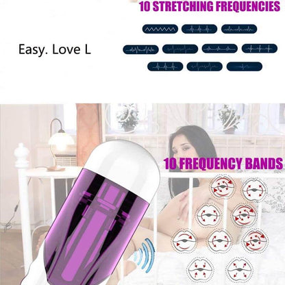 Realistic Pocket Masturbator Heating Mens Cock Stroker Toy