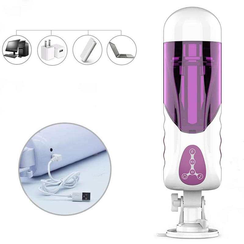 Realistic Pocket Masturbator Heating Mens Cock Stroker Toy