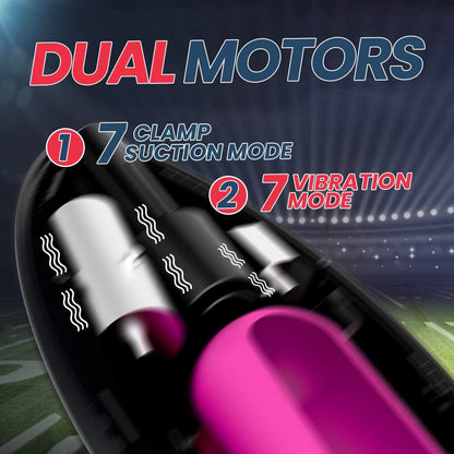 7 Clamping Vibration Modes Speedy Heating Oral Sex Toy