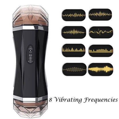 Vagina Mouth Oral Masturbator Vibrating Realistic Pussy