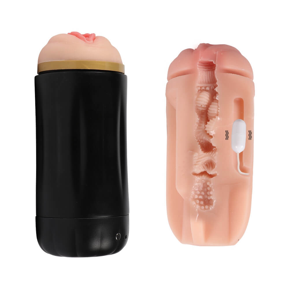 Induction Vibrating Voice Male Masturbator Men Sex Toy