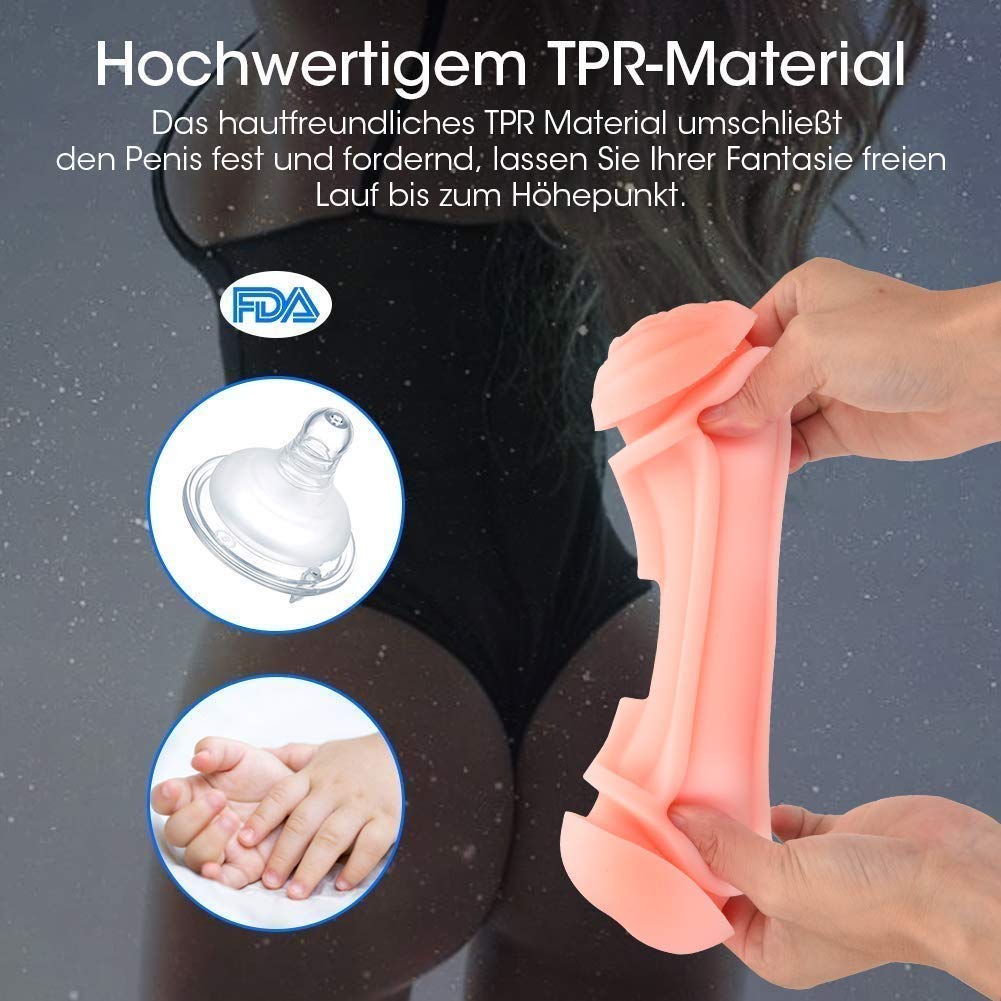 Electronic Pocket Pussy Ass Stroker Intelligent Sound 5D Toy
