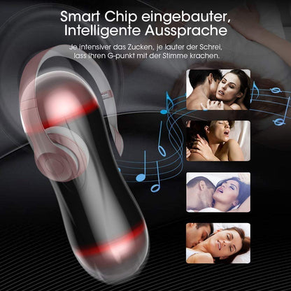 Electronic Pocket Pussy Ass Stroker Intelligent Sound 5D Toy