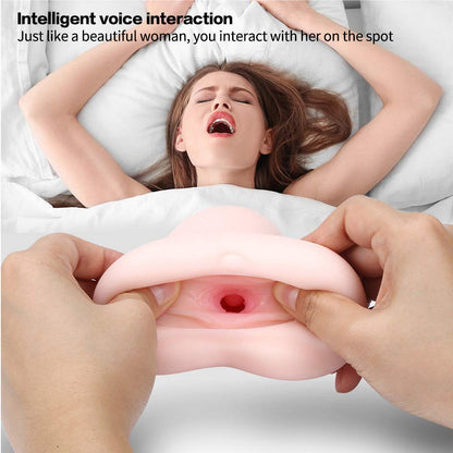 Electronic Pocket Pussy Ass Stroker Intelligent Sound 5D Toy
