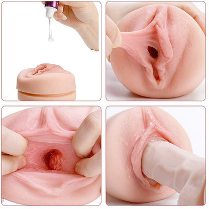 Electronic Pocket Pussy Ass Stroker Intelligent Sound 5D Toy