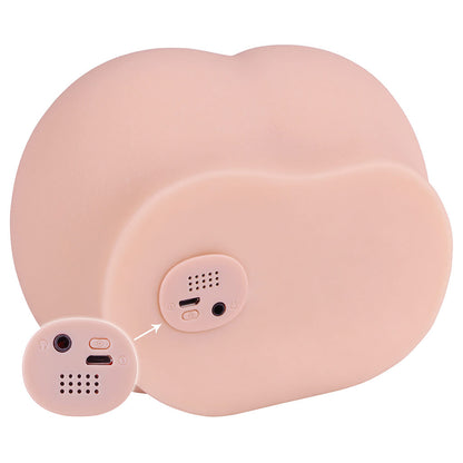 3.2lb Big Apple Hip Fake Booty Voice Silicone Ass Sex Toy